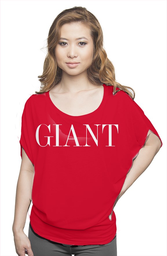 flowy draped tee