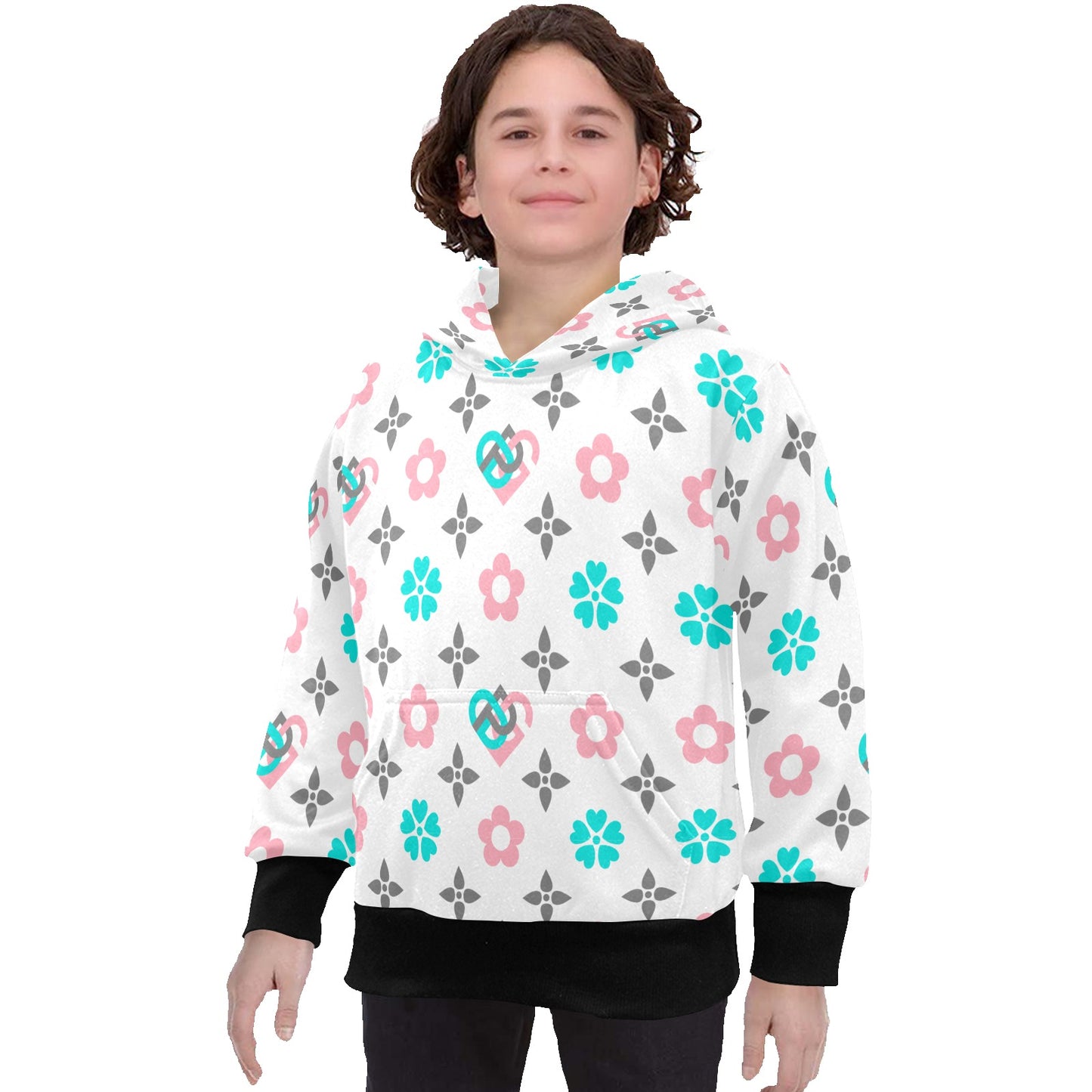 Big Boys' Long Sleeve Hoodie H57