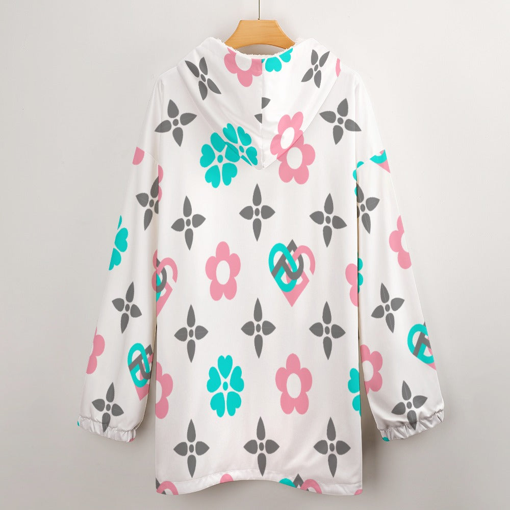 Women's Adult Hooded Blanket Shirt