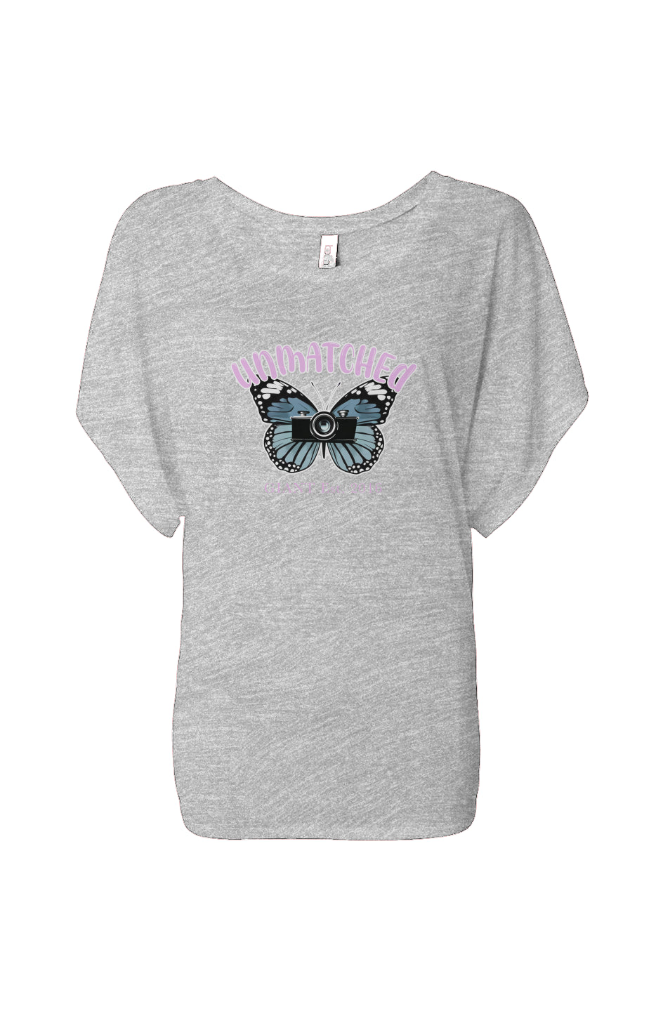 flowy draped tee Butterfly Unmatched