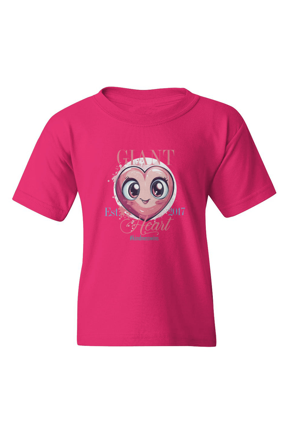 Giant Heart Cotton Youth T-Shirt