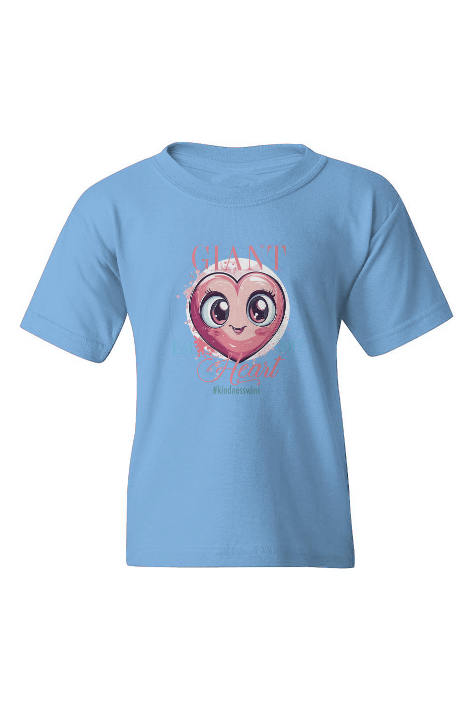 Giant Heart Cotton Youth T-Shirt