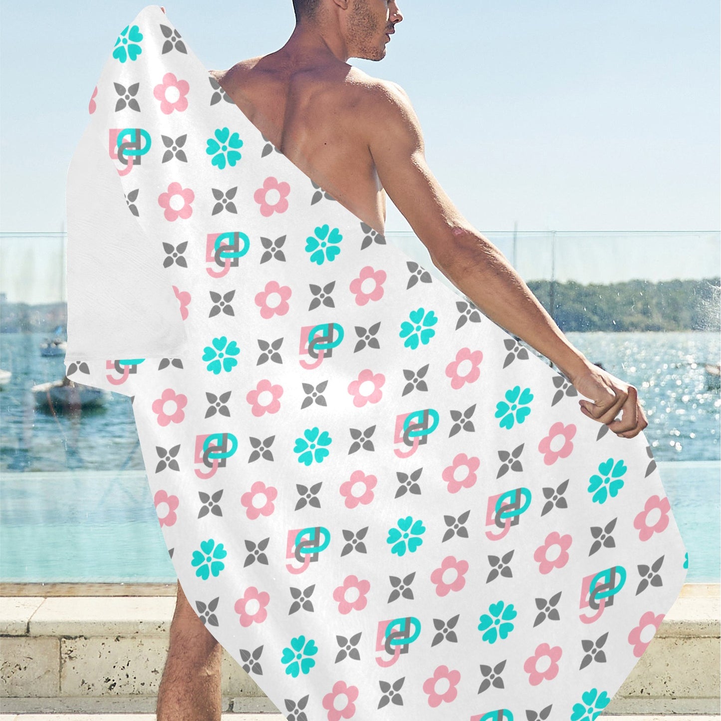 Beach Towel 31.5"x 71"(Made In Queen)