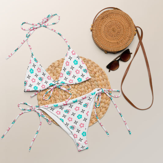 2025 All-over print GP string bikini