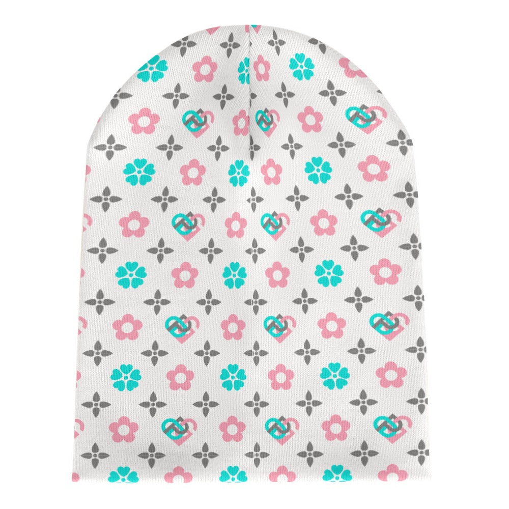 Full printed knitted hat