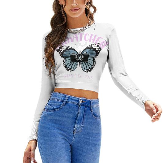 Backless T-shirt Butterfly Unmatched
